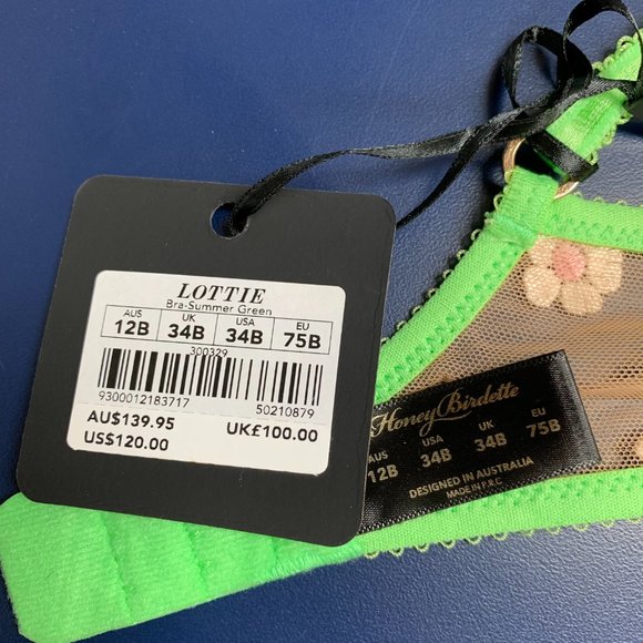 NWT Honey Birdette Lottie Lace Bra - Picture 14 of 14